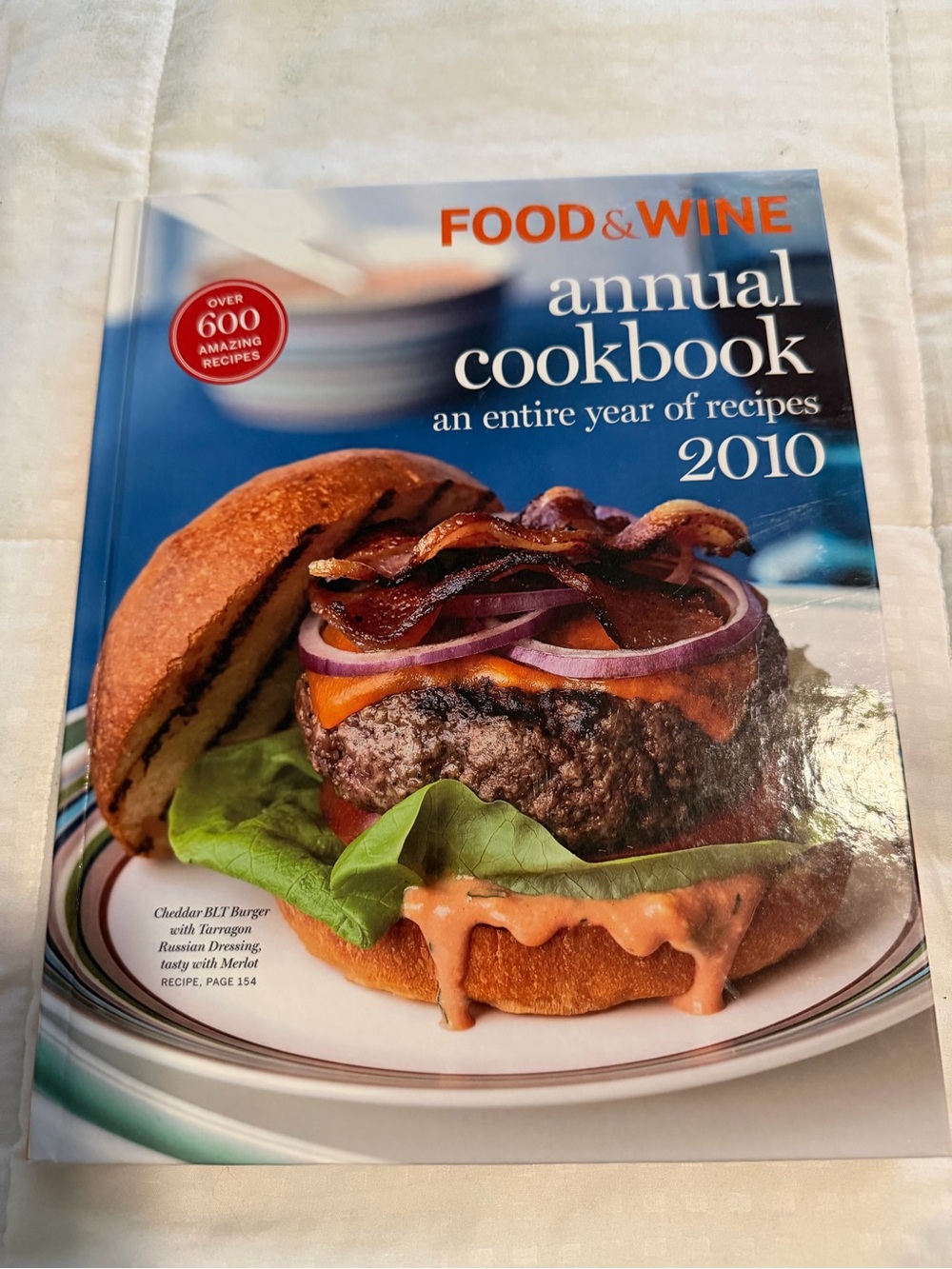 Food & Wine Annual Cookbook 2010: An Entire Year of Recipes Hardcover